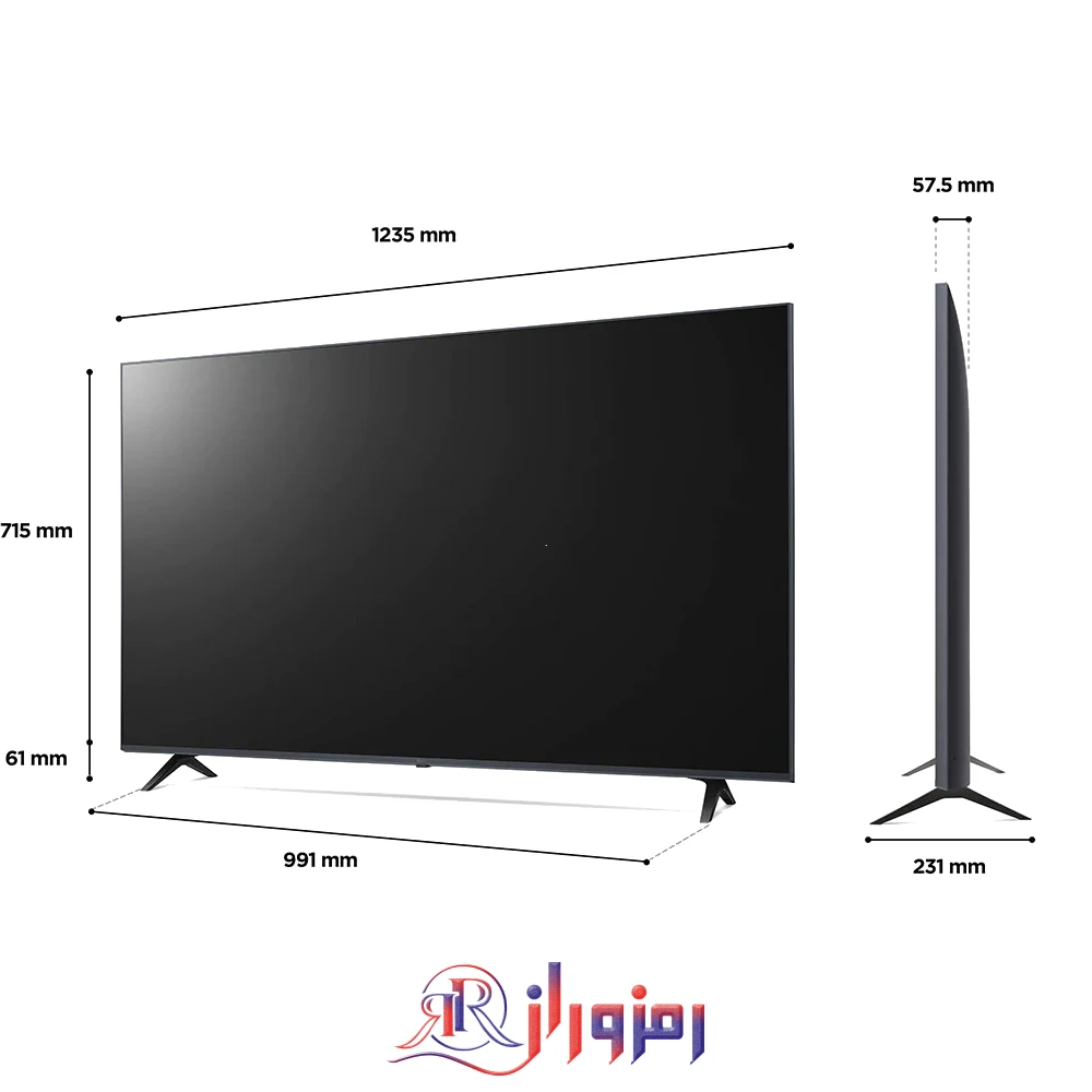 قیمت تلویزیون ال جی UQ80 سایز 55 اینچ